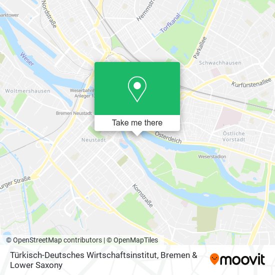 Türkisch-Deutsches Wirtschaftsinstitut map