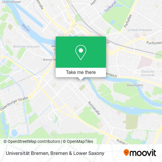 Universität Bremen map