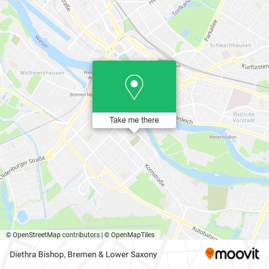 Diethra Bishop map