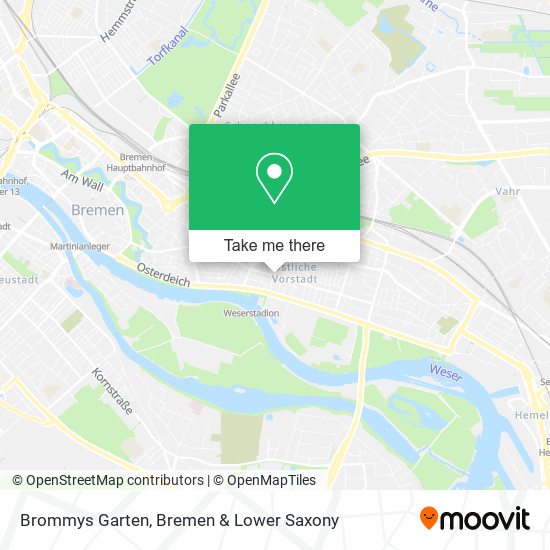 Brommys Garten map
