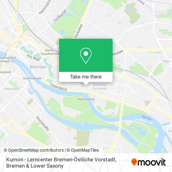 Kumon - Lerncenter Bremen-Östliche Vorstadt map