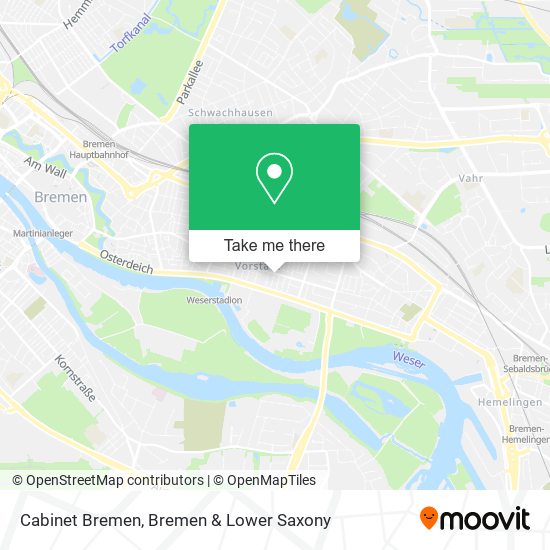Cabinet Bremen map