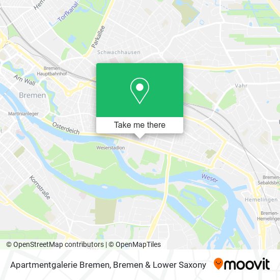 Apartmentgalerie Bremen map