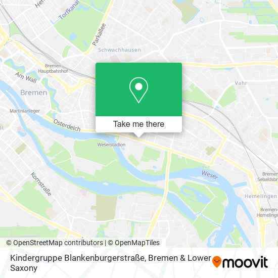 Карта Kindergruppe Blankenburgerstraße