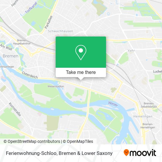 Ferienwohnung-Schloo map