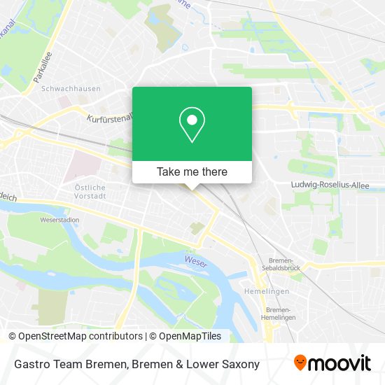 Gastro Team Bremen map