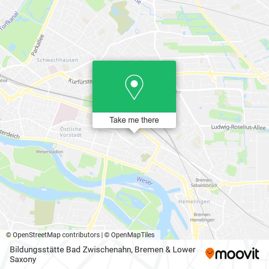 Bildungsstätte Bad Zwischenahn map