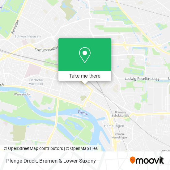 Plenge Druck map