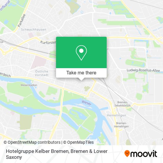 Карта Hotelgruppe Kelber Bremen