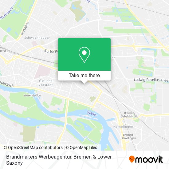 Brandmakers Werbeagentur map