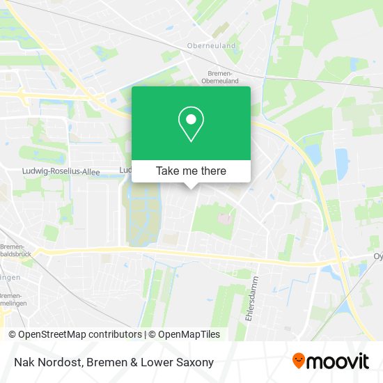 Nak Nordost map