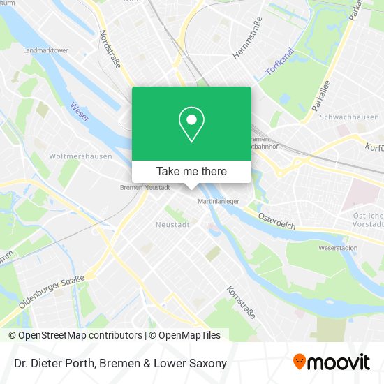 Dr. Dieter Porth map