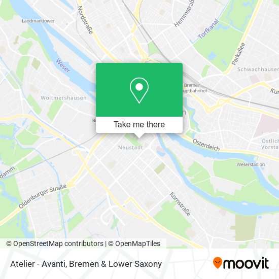 Atelier - Avanti map