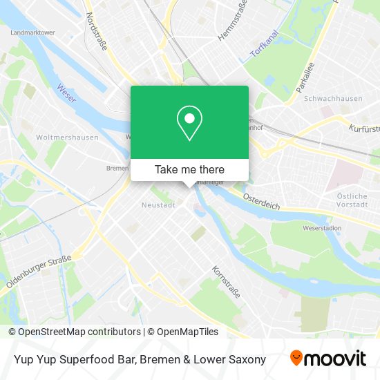 Yup Yup Superfood Bar map