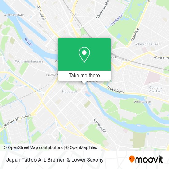 Japan Tattoo Art map