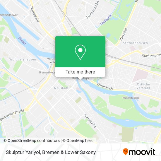 Skulptur Yariyol map