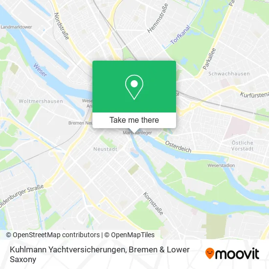 Карта Kuhlmann Yachtversicherungen