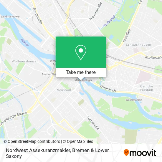 Карта Nordwest Assekuranzmakler