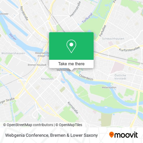 Webgenia Conference map