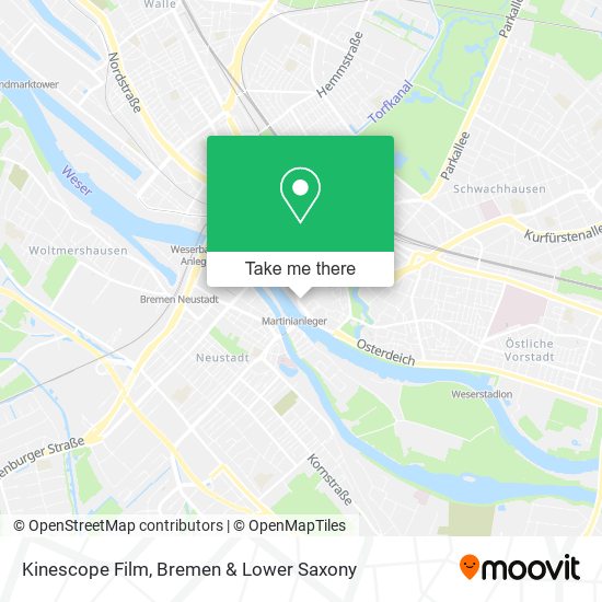 Kinescope Film map