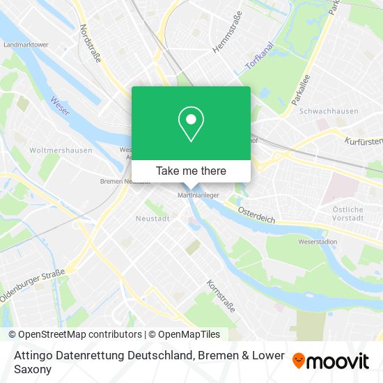 Attingo Datenrettung Deutschland map