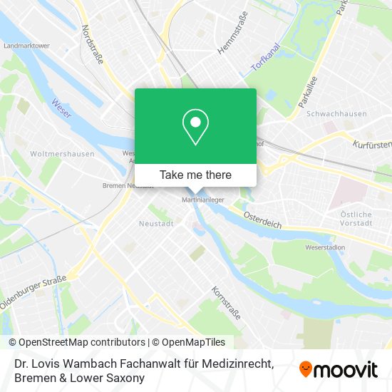 Dr. Lovis Wambach Fachanwalt für Medizinrecht map