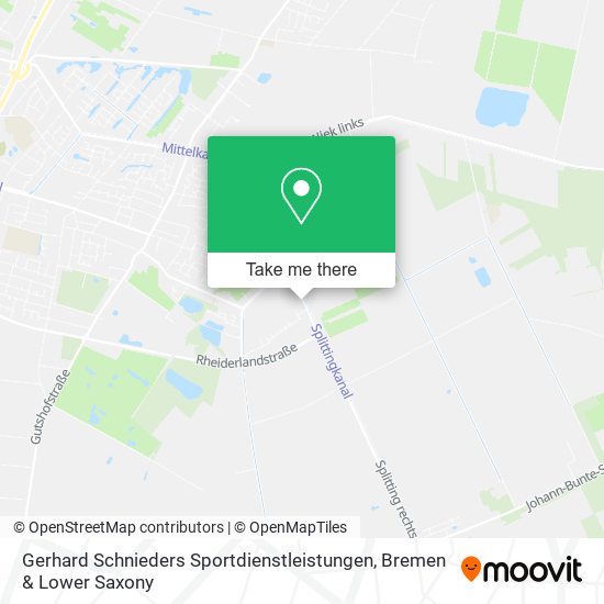 Gerhard Schnieders Sportdienstleistungen map