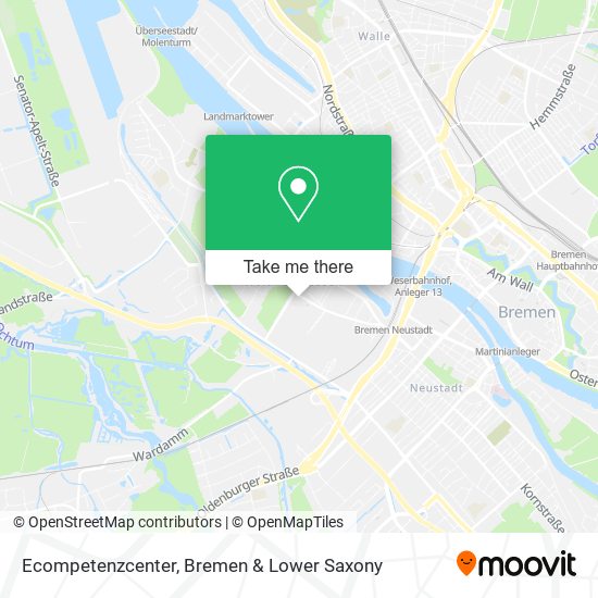 Ecompetenzcenter map