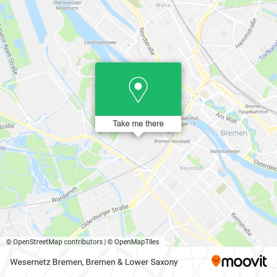 Wesernetz Bremen map