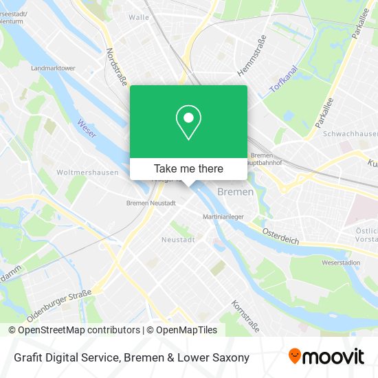 Grafit Digital Service map