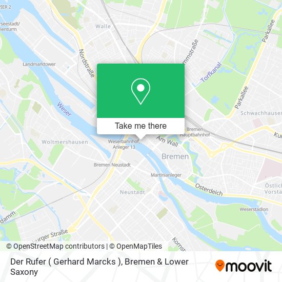 Der Rufer ( Gerhard Marcks ) map