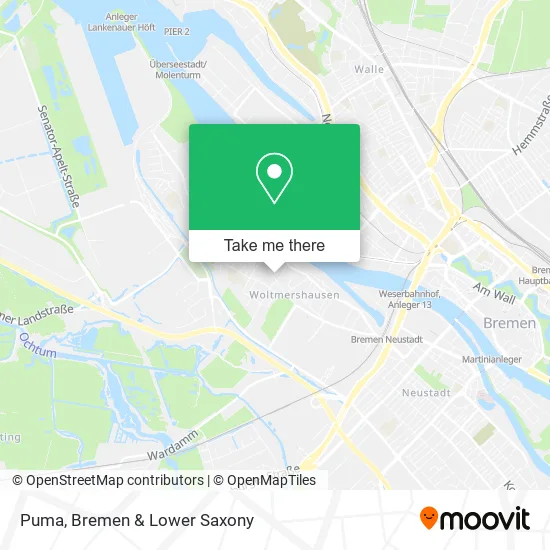 Puma map
