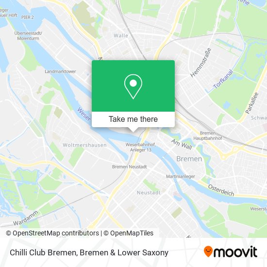 Chilli Club Bremen map