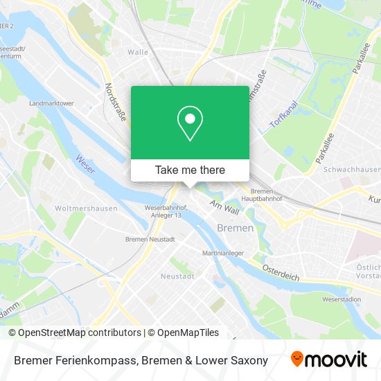 Bremer Ferienkompass map