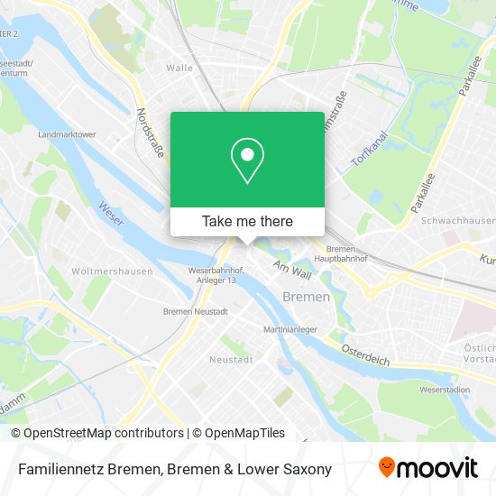 Familiennetz Bremen map
