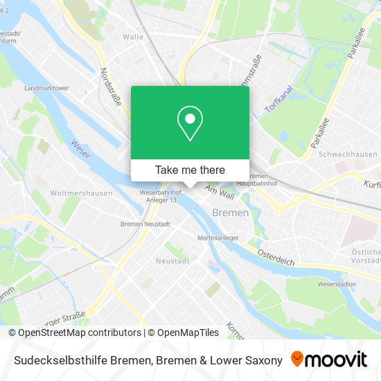 Sudeckselbsthilfe Bremen map