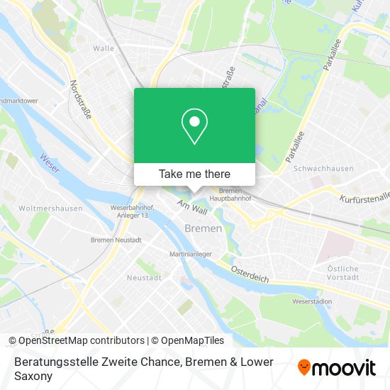 Beratungsstelle Zweite Chance map