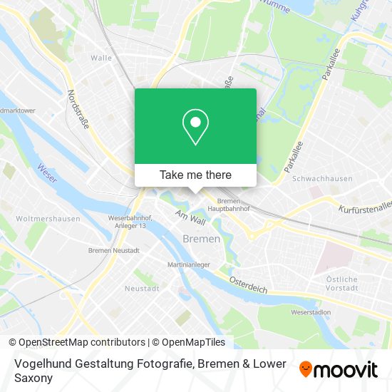 Vogelhund Gestaltung Fotografie map