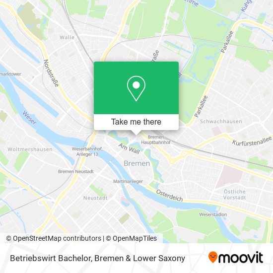 Betriebswirt Bachelor map