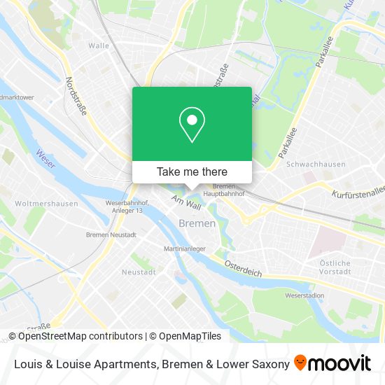Louis & Louise Apartments map