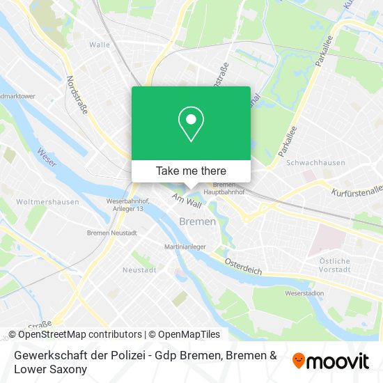 Карта Gewerkschaft der Polizei - Gdp Bremen