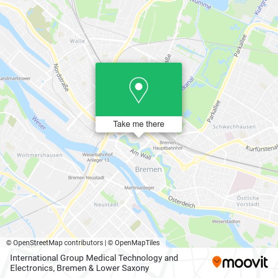 International Group Medical Technology and Electronics map