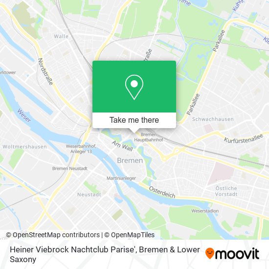 Heiner Viebrock Nachtclub Parise' map