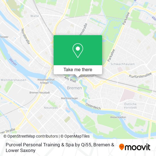Карта Purovel Personal Training & Spa by Qi55