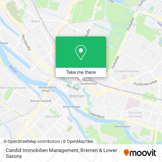 Candid Immobilien Management map