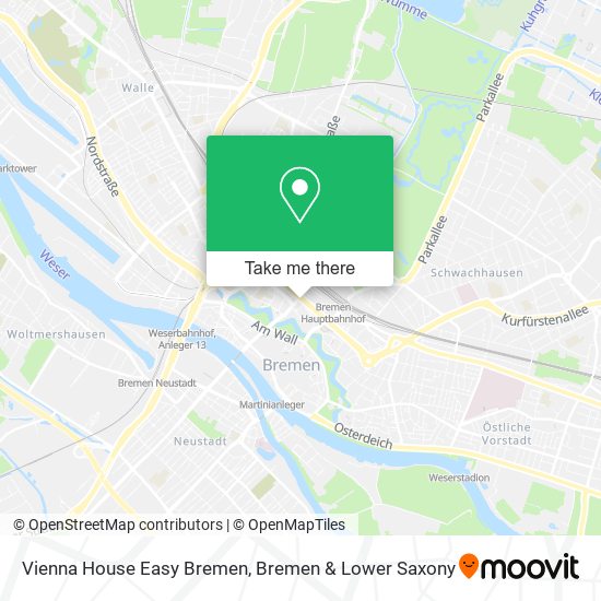 Карта Vienna House Easy Bremen