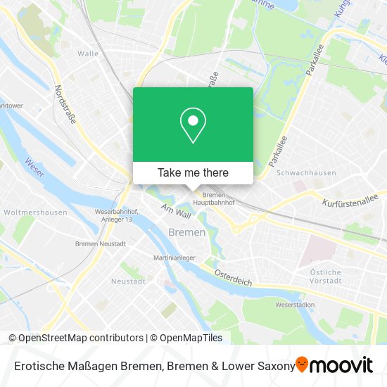 Карта Erotische Maßagen Bremen
