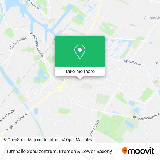Turnhalle Schulzentrum map