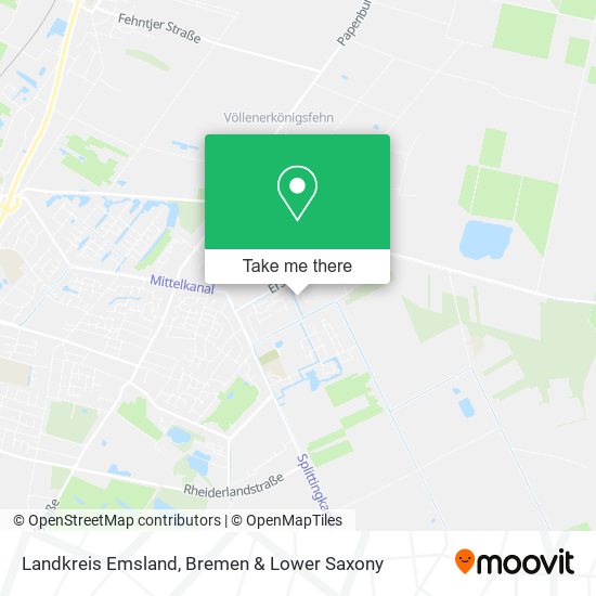 Landkreis Emsland map