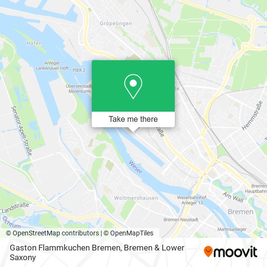 Gaston Flammkuchen Bremen map